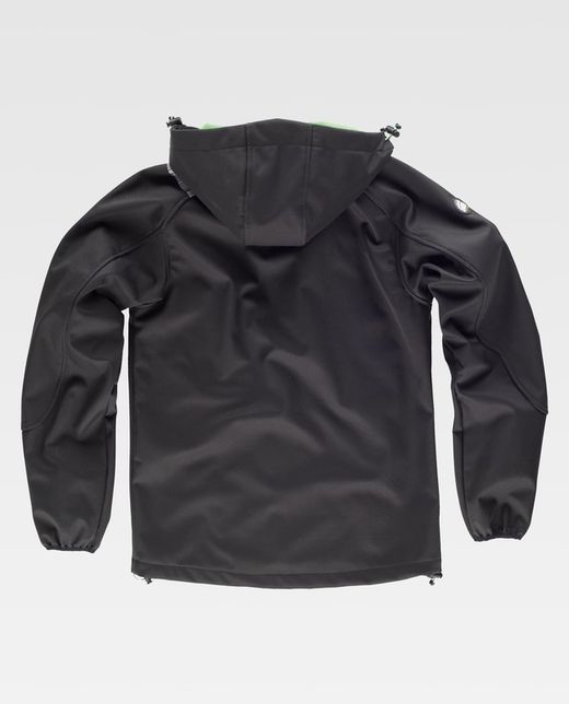 Chaqueta Workshell Negro / Verde Menta