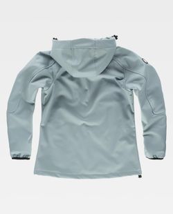 Chaqueta Workshell de mujer Verde Topo + Verde Lima