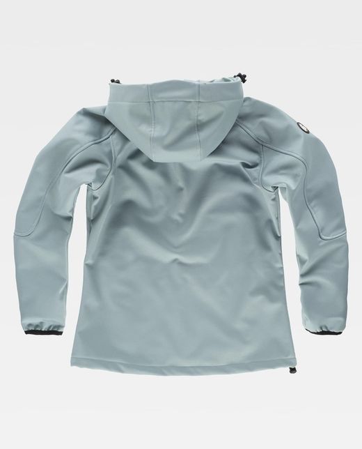 Chaqueta Workshell de mujer Verde Topo + Verde Lima