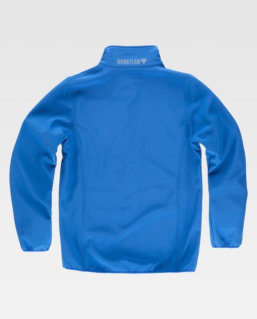 Chaqueta Workshell "doble capa" Azulina