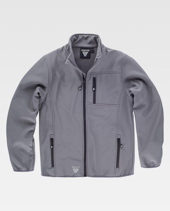 Chaqueta Workshell "doble capa" Gris 3XL