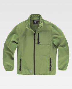 Chaqueta Workshell "doble capa" Verde Kaki