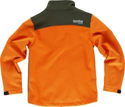 Workshell Jacke für Jungen kombiniert Orange AV Green Hunting