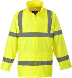 Warnschutz-Regenjacke