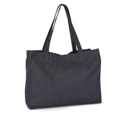 Bolsa shopper denim grande