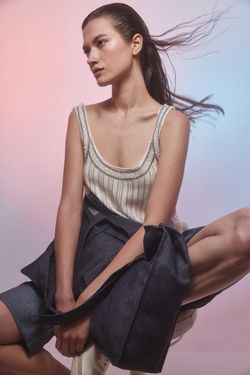 Bolsa shopper denim grande