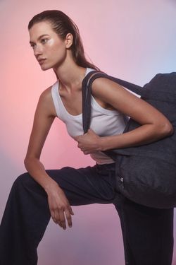 Sport- und Reisetasche aus Denim