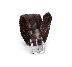 Cinturón De Cuero Trenzado