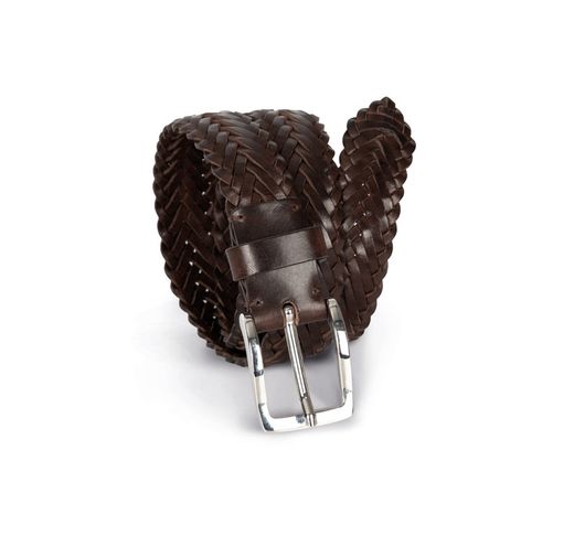 Cinturón De Cuero Trenzado