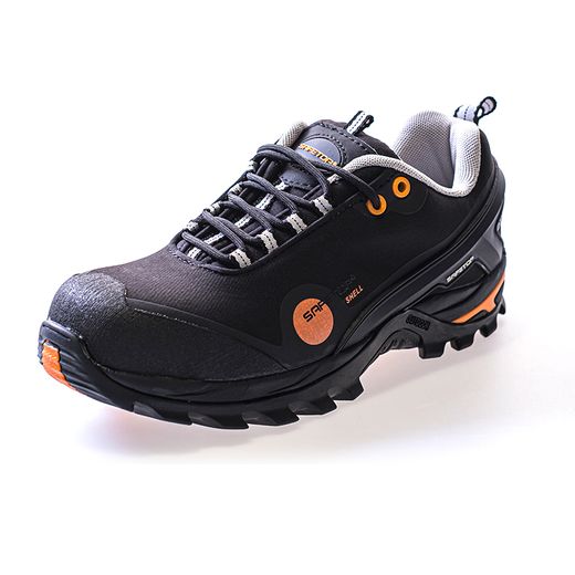 CLODIO, zapato softshell negro S3, HRO, SRC suela MD
