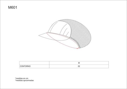 Il cappuccio raccoglie i capelli con una griglia gialla
