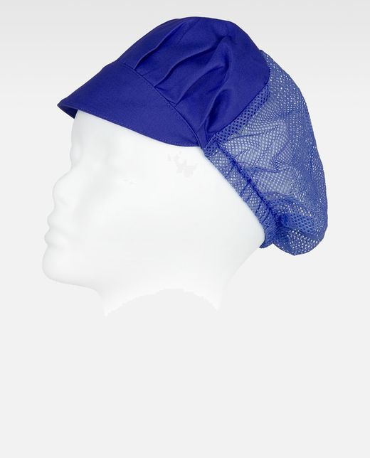 Kappe sammelt Haare mit Indigo-Gitter