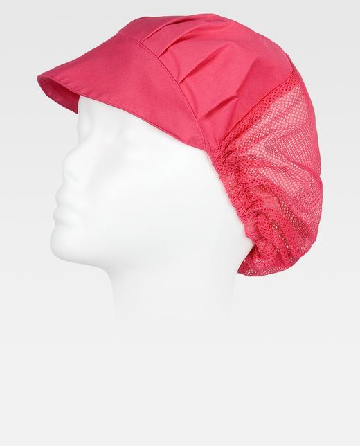 Cofia recoge pelo con rejilla Rosa Fucsia