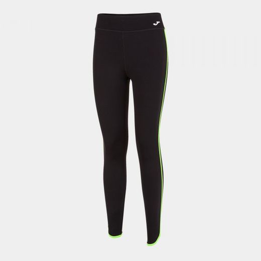 Collant Long Combi Torneo Noir Vert Fluo
