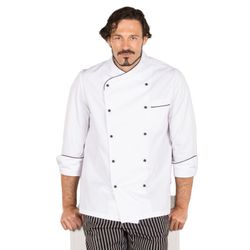 Chaqueta Cocina Unisex Napoles Blanca Vivo Color