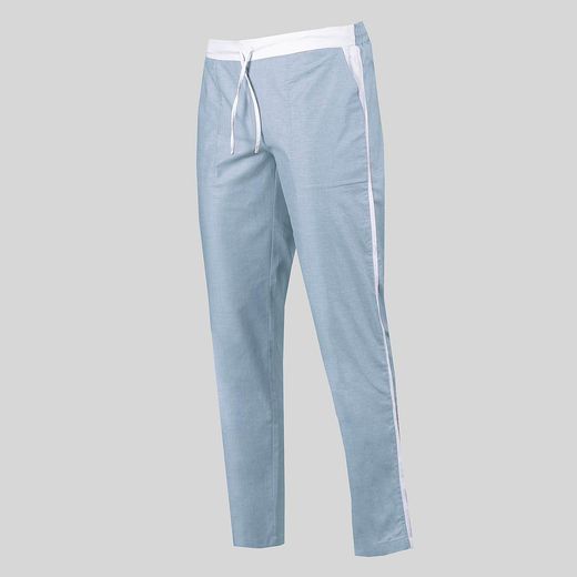 Pantalon Unisex Con Bies Y Bolsillos
