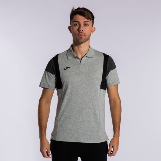 Confort Iii Short Sleeve Polo Melange Grey