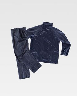 Navy wasserdichtes Hosen- und Jackenset