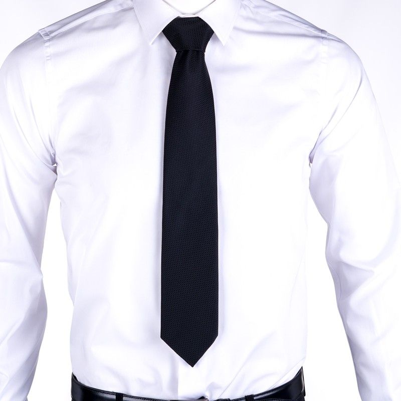 Corbata Sin Nudo Jacquard Ojo De Perdiz Burdeos