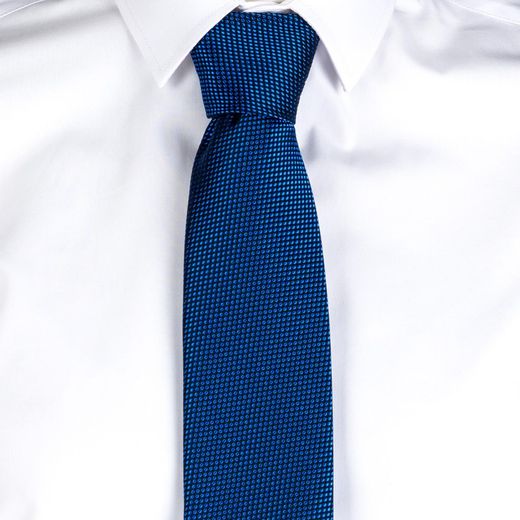 Corbata Sin Nudo Jacquard Ojo De Perdiz Burdeos