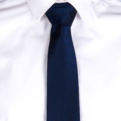 Corbata Sin Nudo Jacquard Ojo De Perdiz Burdeos