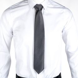 Corbata Sin Nudo Jacquard Ojo De Perdiz Burdeos