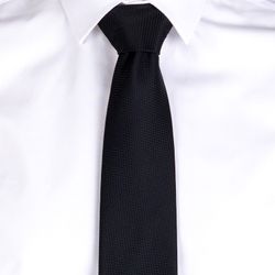 Corbata Sin Nudo Jacquard Ojo De Perdiz Burdeos