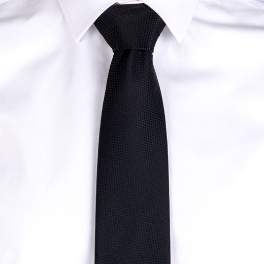 Corbata Sin Nudo Jacquard Ojo De Perdiz Burdeos
