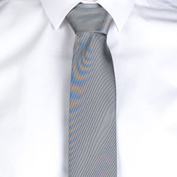 Corbata Sin Nudo Jacquard Raya