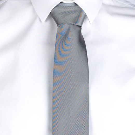 Corbata Sin Nudo Jacquard Raya