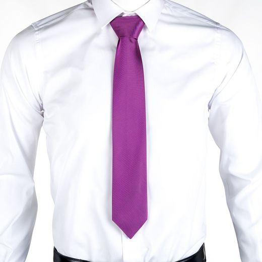 Corbata Sin Nudo Jacquard Raya