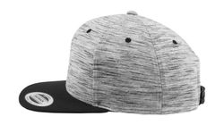 Corona a rayas Melange Snapback