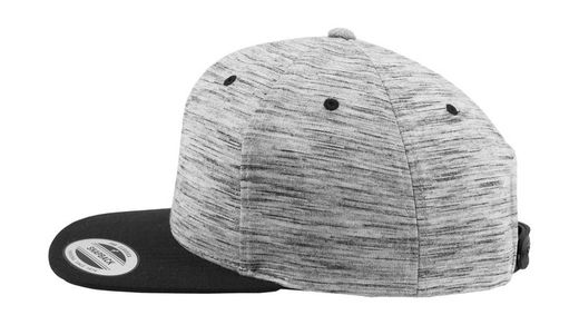 Corona a rayas Melange Snapback