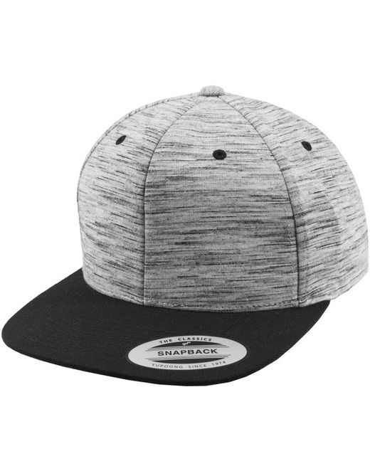 Corona a rayas Melange Snapback