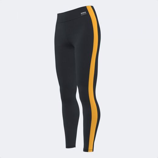 Collant Long Daphné Noir Orange