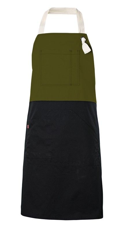 Delantal bicolor peto Velilla 404210B