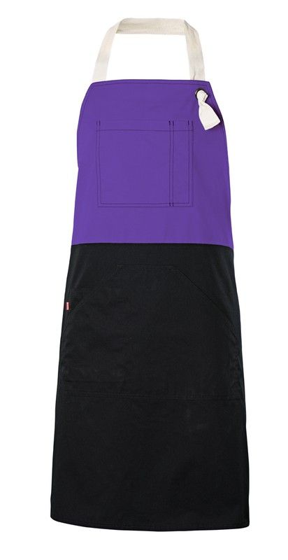 Delantal bicolor peto Velilla 404210B