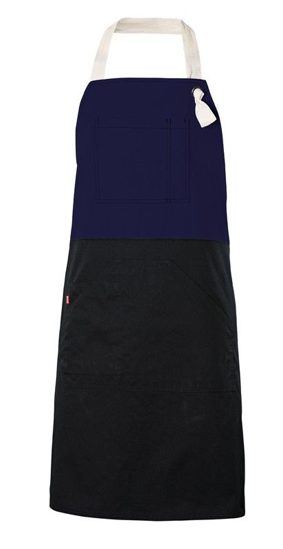 Delantal bicolor peto Velilla 404210B