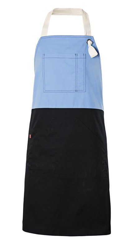 Delantal bicolor peto Velilla 404210B