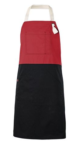 Delantal bicolor peto Velilla 404210B