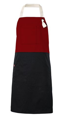 Delantal bicolor peto Velilla 404210B