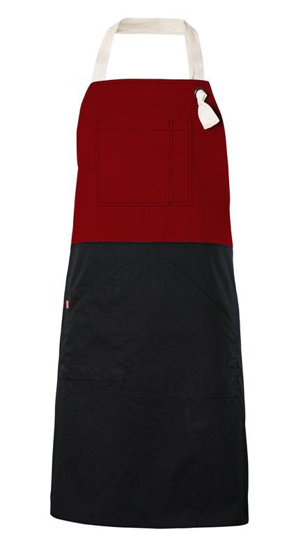 Delantal bicolor peto Velilla 404210B