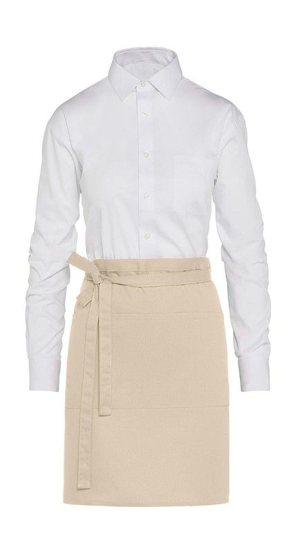 Delantal Bistro Corto con Bolsillo BRUSELAS