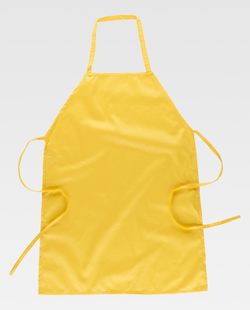 Klassische lange Schürze 90x70 ohne Taschen Sonderanfertigung Gelb