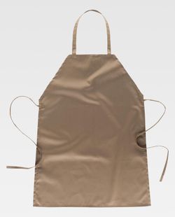 Klassische lange Schürze 90x70 ohne Taschen Sonderanfertigung Beige