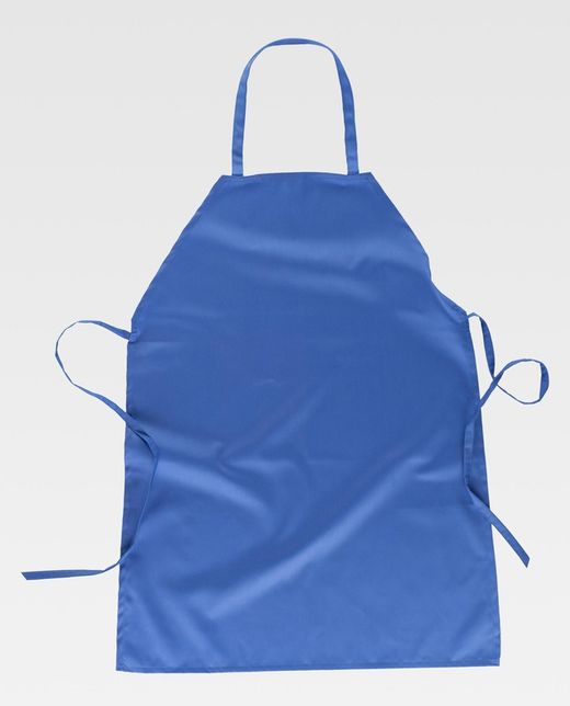Klassische lange Schürze 90x70 ohne Taschen Sonderanfertigung Celeste
