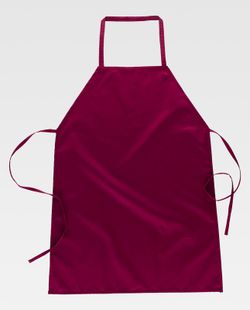 Klassische lange Schürze 90x70 ohne Taschen Spezialherstellung Granat