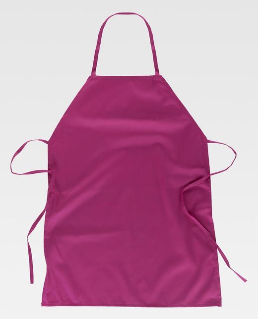 Klassische lange Schürze 90x70 ohne Taschen Sonderanfertigung Pink Fuchsia