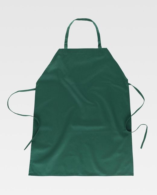 Klassische lange Schürze 90x70 ohne Taschen Sonderanfertigung Grün