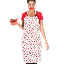 Delantal cocina unisex con bolsillo algodón 5102